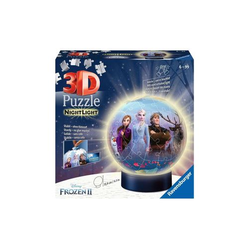 4005556111411 - Ravensburger 3D Puzzle 11141 - Nachtlicht Puzzle-Ball Disney Frozen 2 - 72 Teile