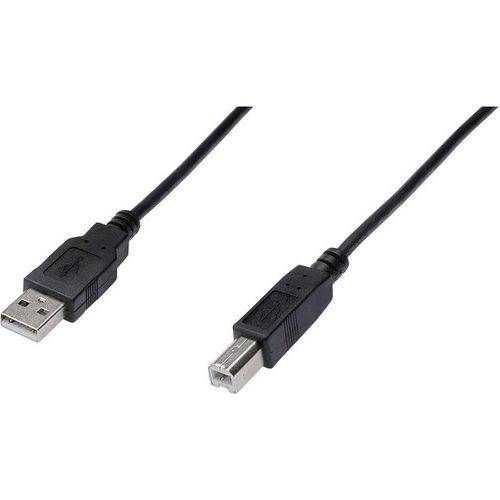 4016032282747 - - Digitus USB-Kabel usb 20 usb-a Stecker usb-b Stecker 300 m Schwarz Rund doppelt geschirmt AK-300