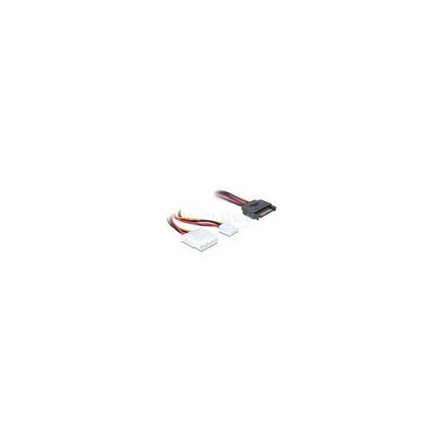 4043619652273 - - Netzteil - SATA-Stromstecker (M) zu interne Stromversorgung 4-polig 4-Pin-Mini-Stromversorgungsstecker (W) - 30 cm