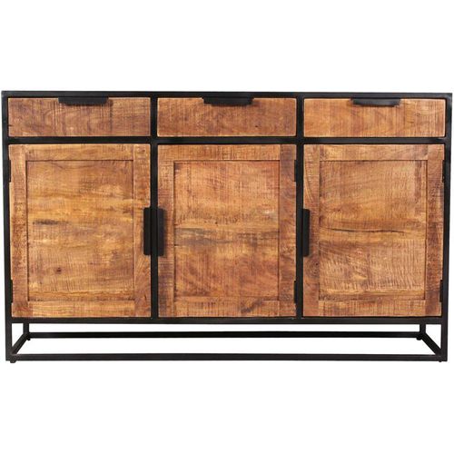 4059865160974 - Sideboard Sidney Mangoholz Kommode Wohnzimmer Esszimmer Schubladen Schrank