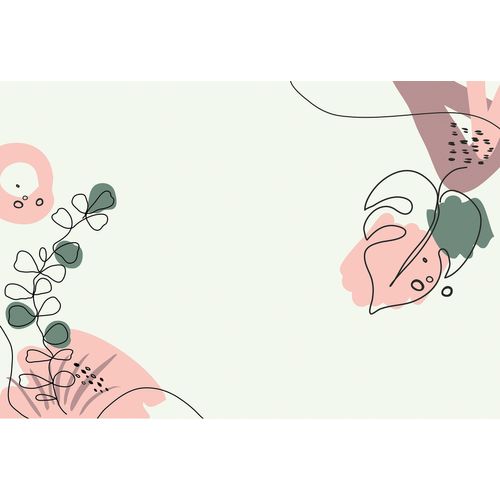 4059432204032 - LIVING WALLS Fototapete ARTist Drawn Leaves Tapeten Vlies Wand Schräge Gr B L 4 m x 27 m bunt (grün rosa schwarz) Fototapeten Blumen Tapeten 4059432204032 - LIVING WALLS Fototapete ARTist Drawn Leaves Tapeten Vlies Wand Schräge Gr B L 4 m x 27 m bunt (grün rosa schwarz) Fototapeten Blumen Tapeten