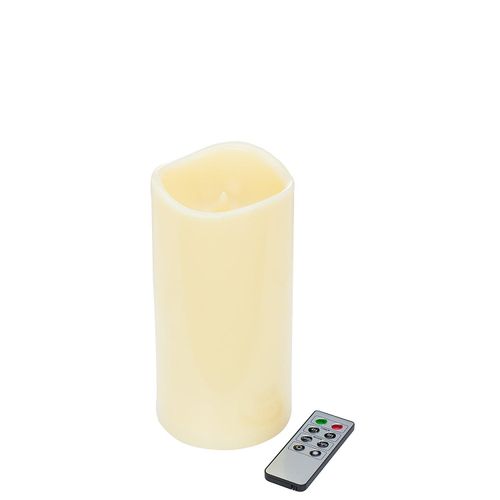 9004487905712 - LED Outdoor Kerze 20 x 10 cm Ø creme mit Timer 9004487905712 - LED Outdoor Kerze 20 x 10 cm Ø creme mit Timer