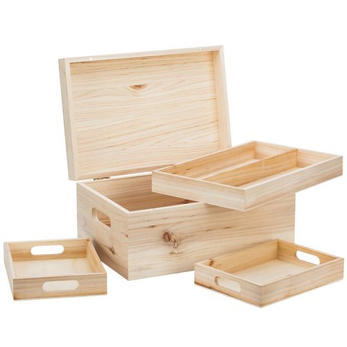 4058896139492 - Holz-Sortierbox 32 x 22 x 155 cm