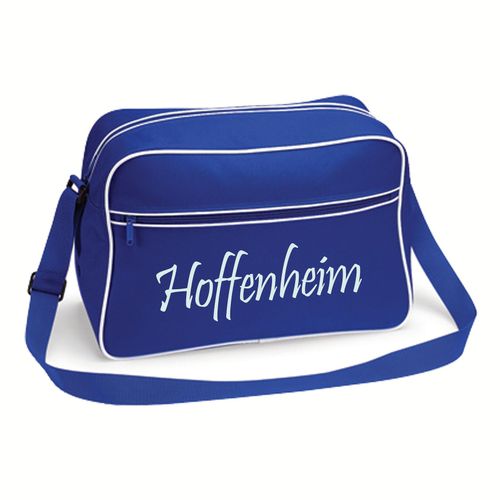 4068859067076 - multifanshop Retrotasche - Hoffenheim - Schriftzug - Druck weiß - Tasche