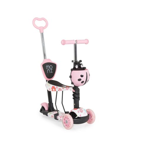 3800146227913 - Kinderroller Lollipop 3 in 1 Schiebestange Sitz PU-Vorderräder mit LED rosa 3800146227913 - Kinderroller Lollipop 3 in 1 Schiebestange Sitz PU-Vorderräder mit LED rosa