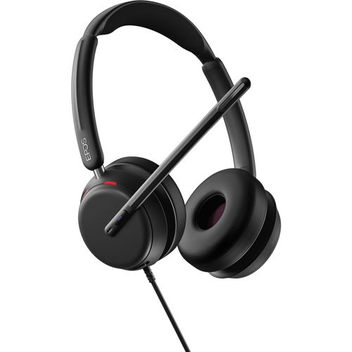 5714708009818 - Headset EPOS IMPACT 860T ANC binaural kabelgebunden USB-C auf USB-A UC-optimiert zertifiziert für Microsoft Teams 4 Mikrofone + hybrides adaptives ANC Transporttasche schwarz