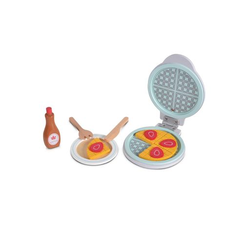 3800146221706 - Spielzeug Waffeleisen Holz 4334 Waffelstücke Holzmesser Gabel Teller Sirup bunt 3800146221706 - Spielzeug Waffeleisen Holz 4334 Waffelstücke Holzmesser Gabel Teller Sirup bunt