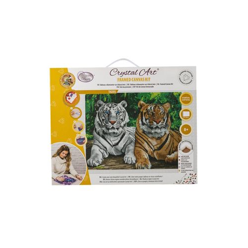 5056588602940 - Kreativset »CRAFT Buddy Crystal Art Kit Tigers 40 x 50 cm«