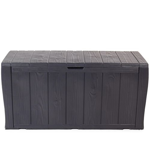 4250627255192 - Kissenbox Sitztruhe Auflagenbox Keter Sherwood Holz Optik