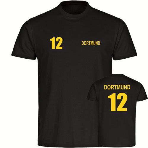 4068859186630 - multifanshop® Herren T-Shirt - Dortmund - Trikot Nummer 12 - Druck gelb - Männer 4068859186630 - multifanshop® Herren T-Shirt - Dortmund - Trikot Nummer 12 - Druck gelb - Männer