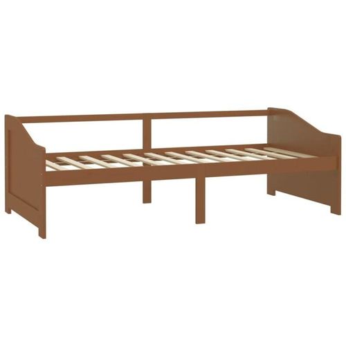 8720286579244 - Bonnevie - TagesbettGästebett 3-Sitzer Honigbraun Massivholz Kiefer 90x200 cm vidaXL