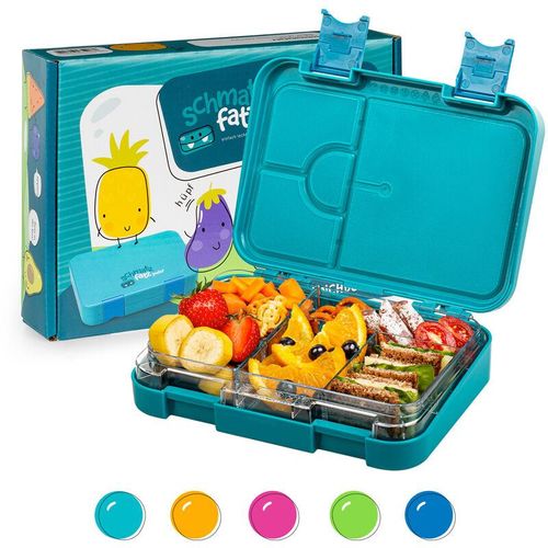 4260543581350 - Schmatzfatz junior Lunchbox 6 Fächer 213 x 15 x 45 cm (BxHxT) - Klarstein