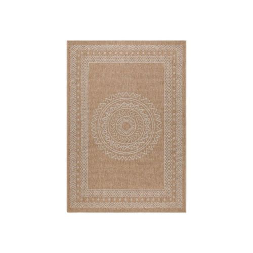 8682455387053 - In & Outdoor Teppich Wetterfest Läufer Beige - Balkon Teppich Wasserfest