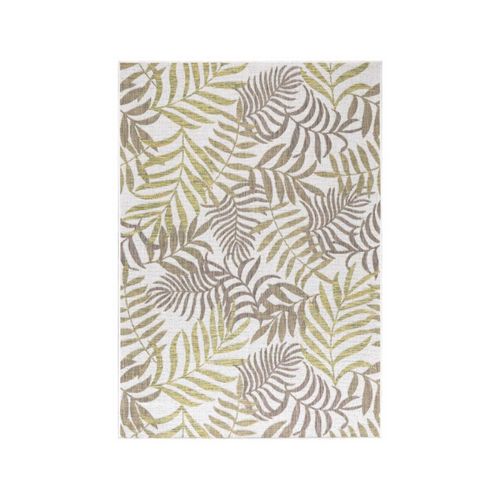 8682455388517 - In Outdoor Teppich Beige Vintage Design Flachgewebe Wetterfest