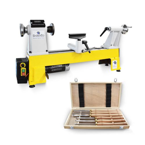 4260537612039 - Markmüller Maschinen GmbH BAMATO Drechselmaschine WL-460V mit 6-tlg HSS-Drechselsatz 4260537612039 - Markmüller Maschinen GmbH BAMATO Drechselmaschine WL-460V mit 6-tlg HSS-Drechselsatz