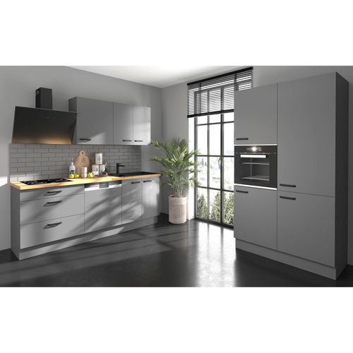 4262354979258 - Küche NESSA 220 + 120 cm Anthrazit Grau Küchenzeile Küchenblock Einbauküche 4262354979258 - Küche NESSA 220 + 120 cm Anthrazit Grau Küchenzeile Küchenblock Einbauküche