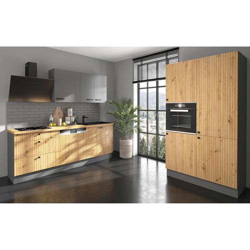 4262354979357 - Küche AVA & NESSA 220 + 120 cm Anthrazit Eiche Artisan Küchenzeile Küchenblock 4262354979357 - Küche AVA & NESSA 220 + 120 cm Anthrazit Eiche Artisan Küchenzeile Küchenblock