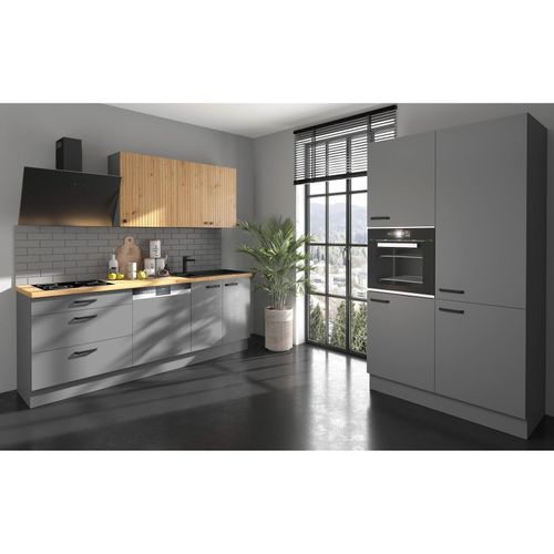 4262354979333 - Küche NESSA & AVA 220+120 cm Anthrazit Eiche Artisan Küchenzeile Küchenblock 4262354979333 - Küche NESSA & AVA 220+120 cm Anthrazit Eiche Artisan Küchenzeile Küchenblock