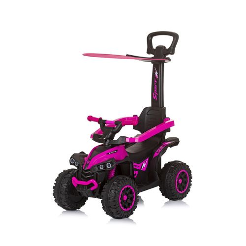 3800931056018 - Kinder Rutschauto ATV Sonnendach Schiebegriff Musikfunktion bis 23 kg pink 3800931056018 - Kinder Rutschauto ATV Sonnendach Schiebegriff Musikfunktion bis 23 kg pink
