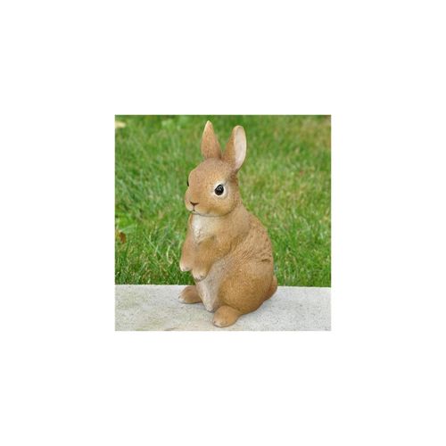 4251639205038 - Dazikemo Dekofigur Gartenfigur Hase aufrecht sitzend