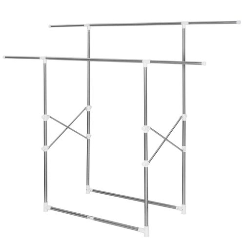 4260435996507 - tectake® Kleiderständer klappbar standfest 110 - 190 x 64 x 92 - 166 cm