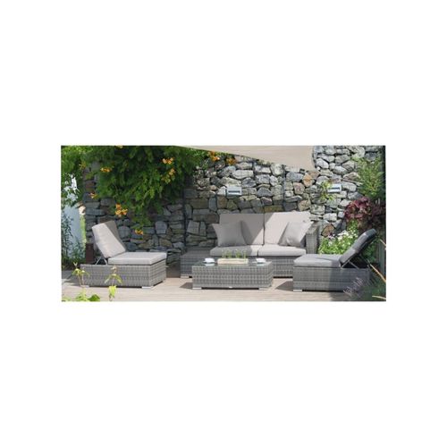4041908070869 - Garten Lounge Sitzgruppe Relax Sofa + Tisch + Sessel Terrasse Möbel Rattan Optik 4041908070869 - Garten Lounge Sitzgruppe Relax Sofa + Tisch + Sessel Terrasse Möbel Rattan Optik
