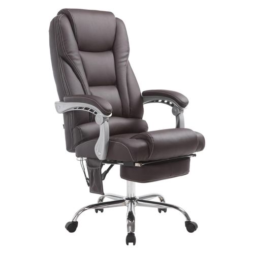 4251380400652 - Bürostuhl Pacific Kunstleder I Massage-Funktion I Höhenverstellbar I Fußablage 4251380400652 - Bürostuhl Pacific Kunstleder I Massage-Funktion I Höhenverstellbar I Fußablage