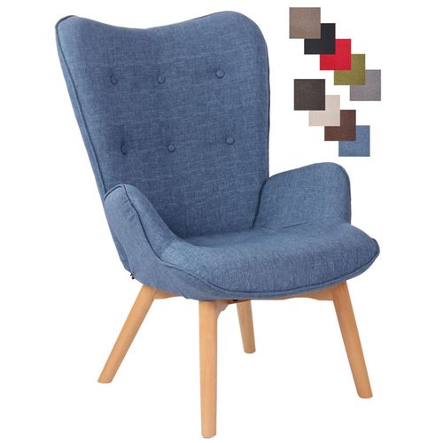 4251563476283 - Lounger Durham Mit Stoffbezug I Ohrensessel Mit Buchenholz Gestell I Loungesessel Mit Max Belastbarkeit Bis 136 kg
