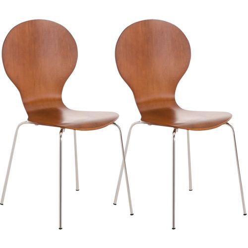 4251152617028 - 2x Stapelstuhl Diego I Konferenzstuhl Mit Holzsitz Und Stabilem Metallgestell I 2 x Platzsparender Stuhl Mit Pflegeleichter Sitzfläche 4251152617028 - 2x Stapelstuhl Diego I Konferenzstuhl Mit Holzsitz Und Stabilem Metallgestell I 2 x Platzsparender Stuhl Mit Pflegeleichter Sitzfläche