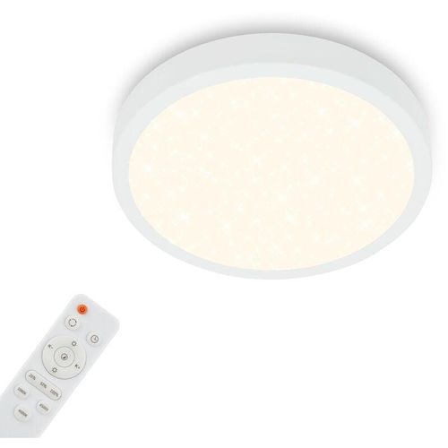 4002707423065 - Ner Leuchten runa led Deckenleuchte 1x led Fernbedienung Fernbedienung Dimmbar 18 w 2000 lm Metall-Kunststoff Weiß - Brilo