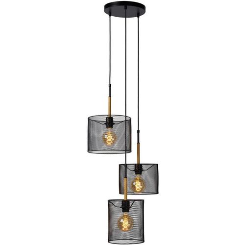 5411212451378 - Baskett - Pendelleuchten - 3xE27 - Schwarz - Lucide 5411212451378 - Baskett - Pendelleuchten - 3xE27 - Schwarz - Lucide