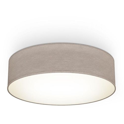 4057722013388 - Bklicht - Deckenlampe Stoff Textilschirm Wohnzimmer Deckenlampe Schlafzimmer taupe 2xE27 - 40