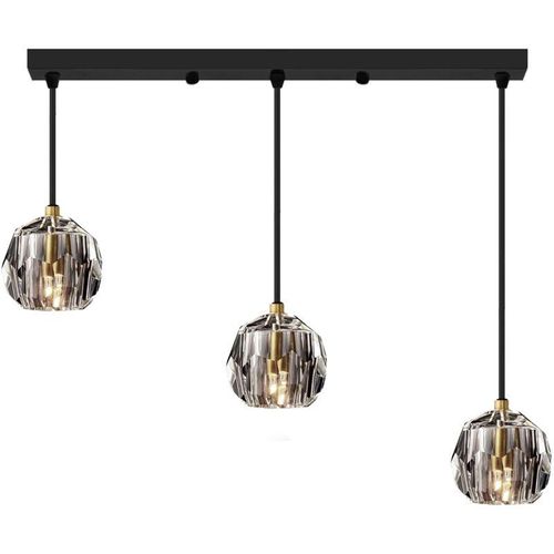 5902557353330 - Toolight - kristall deckenlampe APP587-3CP black 5902557353330 - Toolight - kristall deckenlampe APP587-3CP black