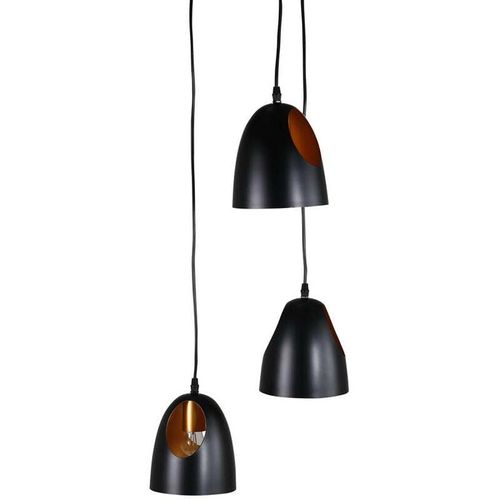 7350118412312 - Venture Home - Elda Beleuchtung Pendelleuchte Ø40cm Stahl schwarz Kupfer