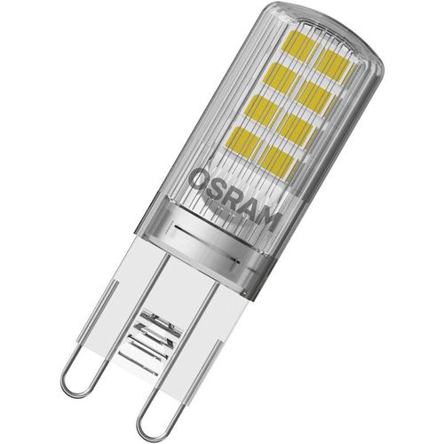 4058075450073 - Base led Lampe pin Pinlampe mit G9 Sockel 260W Ersatz für 30W-Glühbirne Warmweiss (2700K) 3er-Pack - Mehrfarbig - Osram