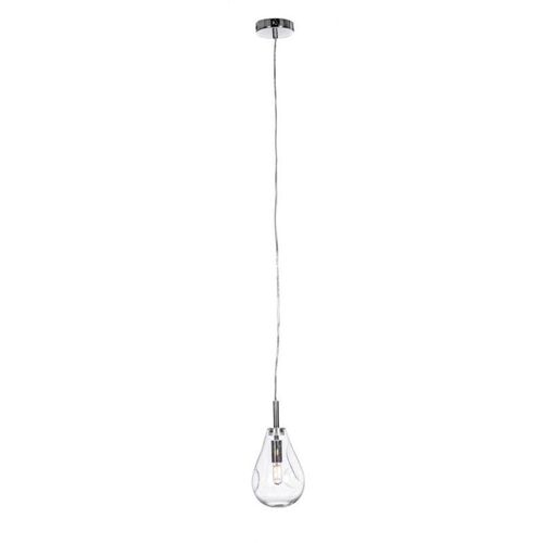 8055303684695 - Iperbriko - Kronleuchter 1 Licht D15x120h transparent Silber