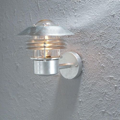 7318307302325 - Konstsmide Lighting - Konstsmide Modena Moderne Grilllaterne für den Außenbereich aus verzinktem Stahl IP44