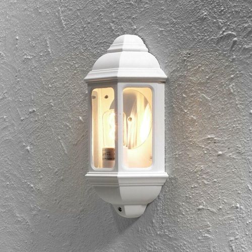 7318307011258 - Konstsmide Lighting - Konstsmide Cagliari Einfache Laterne für den Außenbereich bündiges Licht weiß IP43