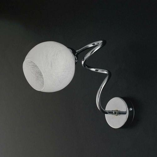 8056420901474 - Webmarketpoint - Cleo Bonetti Wandleuchte aus Chrom mit Glas 8056420901474 - Webmarketpoint - Cleo Bonetti Wandleuchte aus Chrom mit Glas
