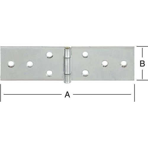 4003984011143 - Pferd - Vormann gerolltes breites Tischband verzinkt 60x25x09 mm