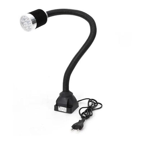 0759224098385 - Gojoy - cnc Arbeitslampe led Arbeitsleuchte mit Festem Sockel Flexibel Arm Licht 220V