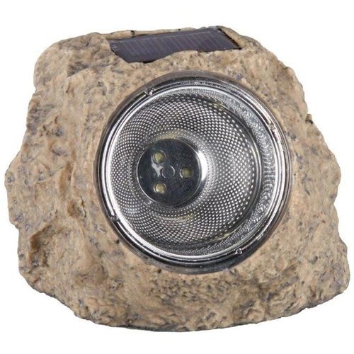 8711387052514 - Ranex - led Solar-Leuchte Stein aus Polyresin mit 3 LEDs IP44