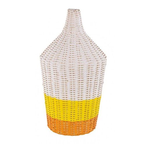 8055303685173 - Iperbriko - 2x Tischlampe Rattan gelb-orange D28x475h