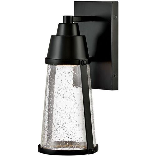 4255596730275 - Licht-erlebnisse - Außenwandlampe Glas GU10 IP44 h 307 cm Schwarz warmweiß 3000 k 560 lm Maritim