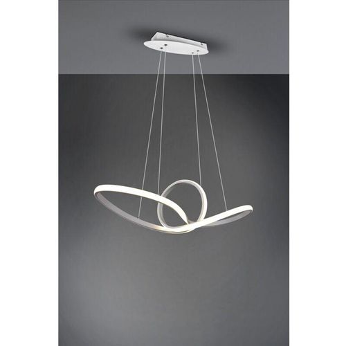 8056351335621 - Webmarketpoint - Sospensione Sansa Led 28w Dimmerabile Bianco L80 cm Trio Lighting