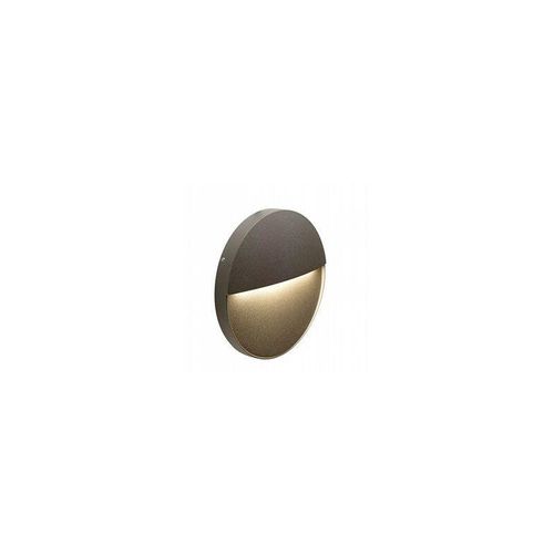 8020588554124 - Iperbriko - Runde Aluminiumguss-Wandleuchte mit satiniertem Diffusor - 6W 680 Lumen warmes Kaffeelicht 8020588554124 - Iperbriko - Runde Aluminiumguss-Wandleuchte mit satiniertem Diffusor - 6W 680 Lumen warmes Kaffeelicht