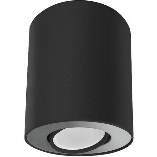 4251756330811 - Licht-erlebnisse - Spot Schwarz Wohnzimmer Flur Treppe Leuchte milena - Schwarz Silber