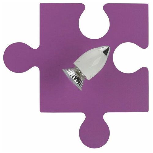 4251334621881 - Licht-erlebnisse - Kinderleuchte puzzle in Lila Wandlampe - Lila