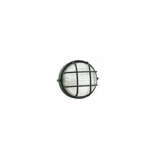 8020588216015 - Iperbriko - Schwarze Deckenleuchte aus Aluminiumdruckguss mit geprägtem Glasteil - Höhe der Lampe 155mm - IP54