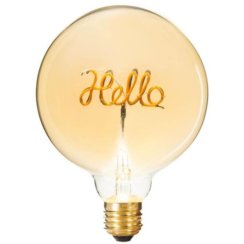 3560238646168 - Atmosphera Créateur Dintérieur - Deko Glühbirne hello led bernsteinfarben